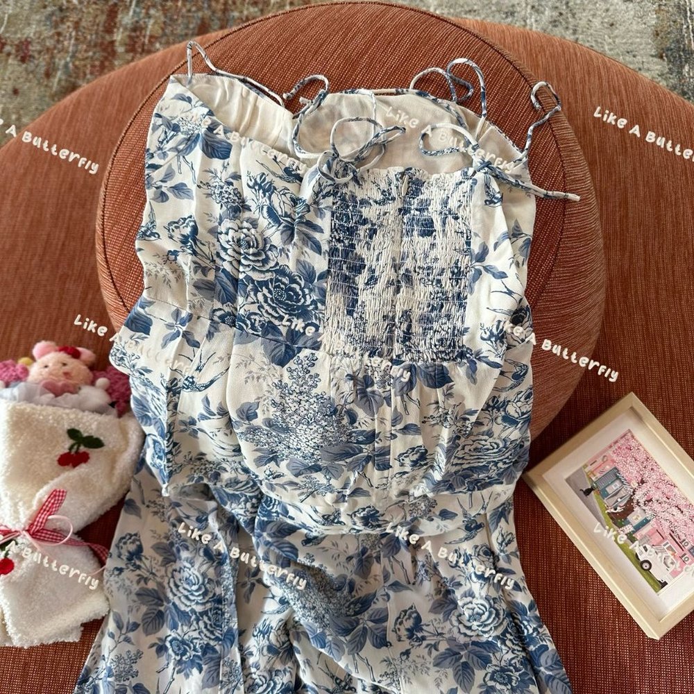 ONLY ONE - Reformation Juliette Dress - Pompadour - Picture 15 of 15